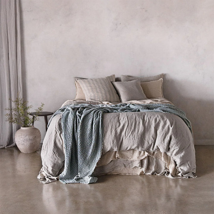 Basix Euro Pillowcase Group Stripe | Roy/Sable-Suzie Anderson Home