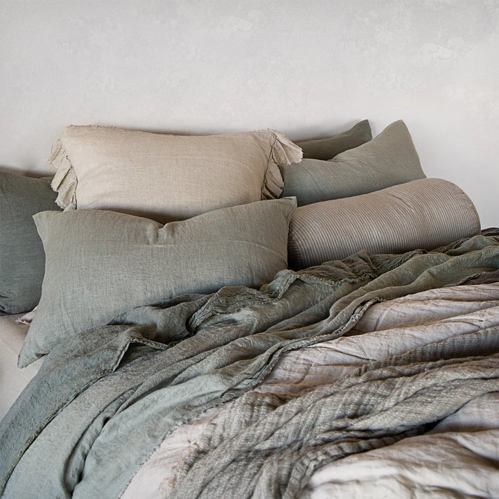 Basix Standard Pillowcase | Argent-Suzie Anderson Home
