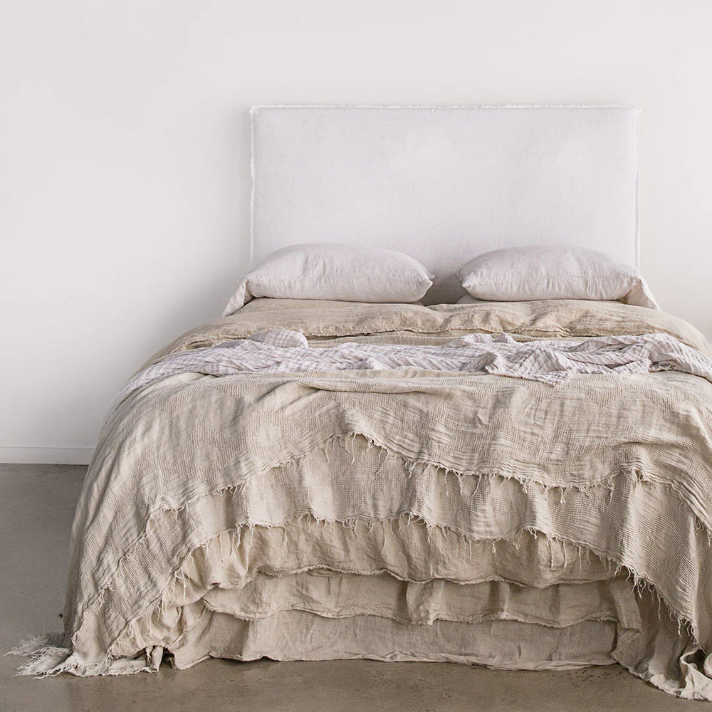 Flocca Flat Sheet | Sable-Suzie Anderson Home