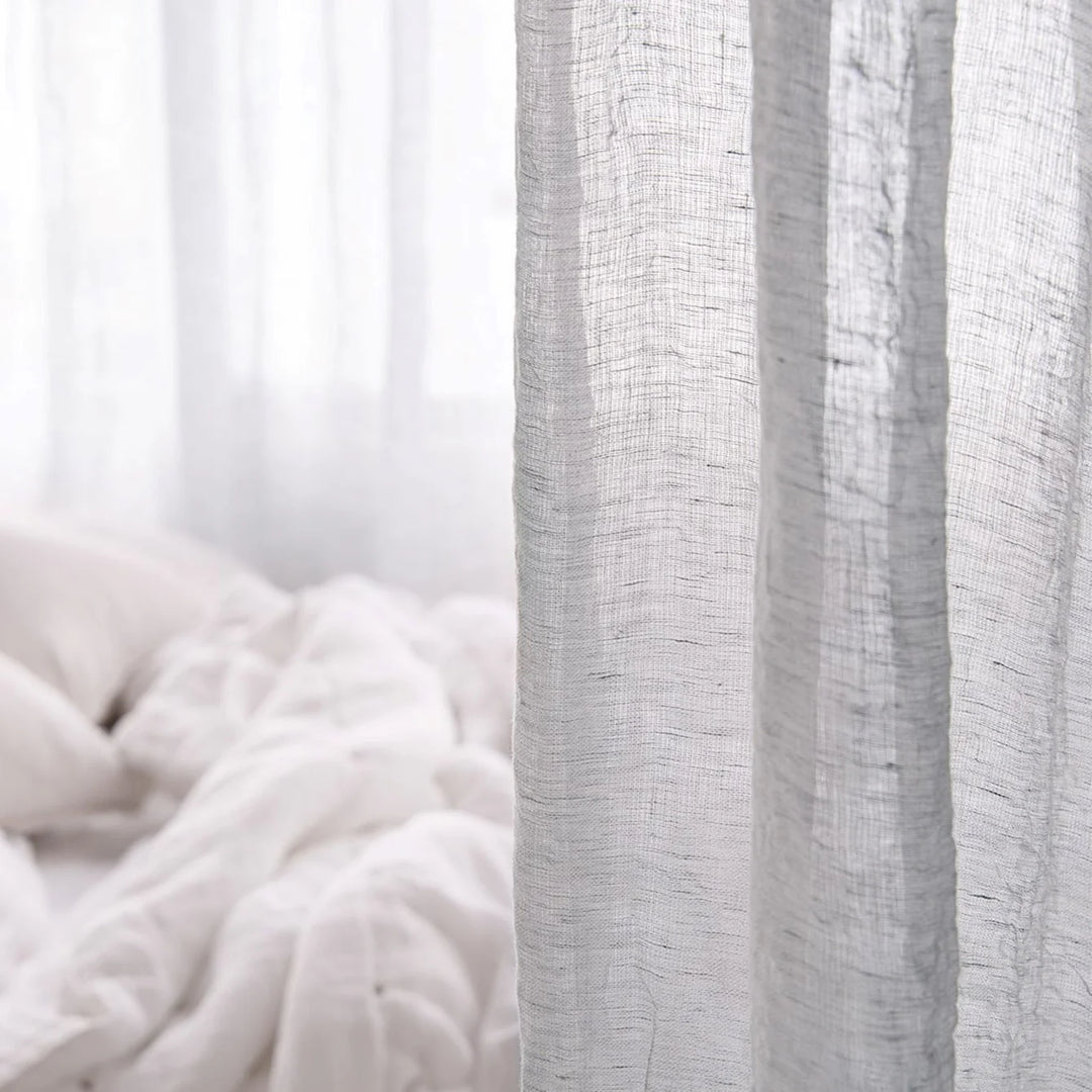 Curtain Linen Drop | Fog-Suzie Anderson Home
