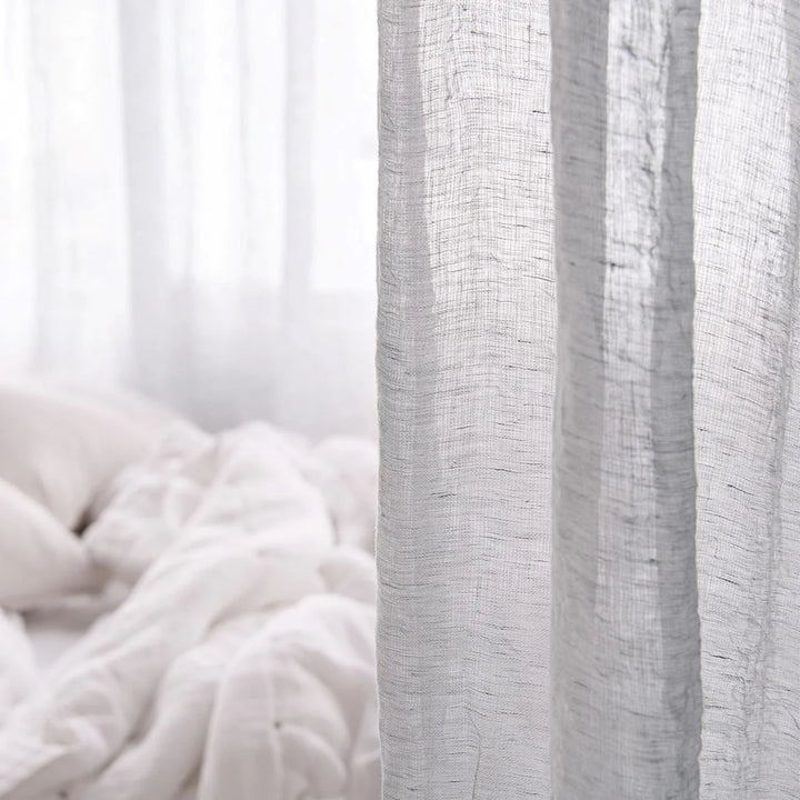 Curtain Linen Drop | Fog-Suzie Anderson Home