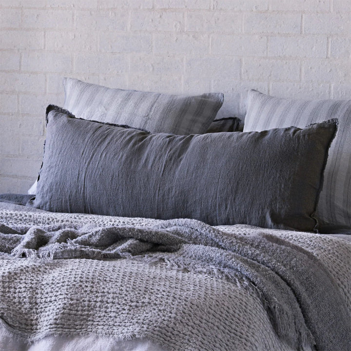 Basix Euro Pillowcase Group Stripe | Tempest/Fog-Suzie Anderson Home