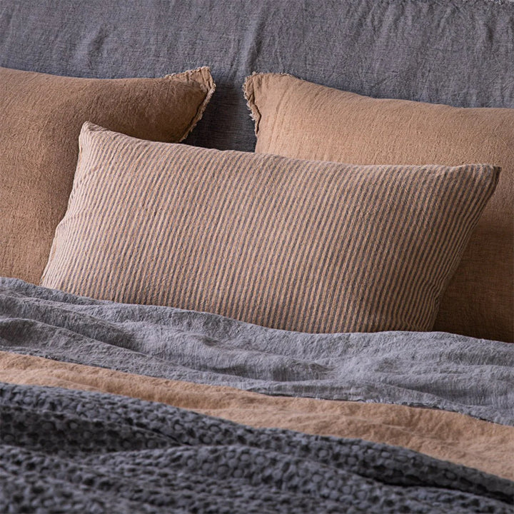 Basix Cushion Cover Small stripe | 40 x 60 | Carmel/Tempest-Suzie Anderson Home