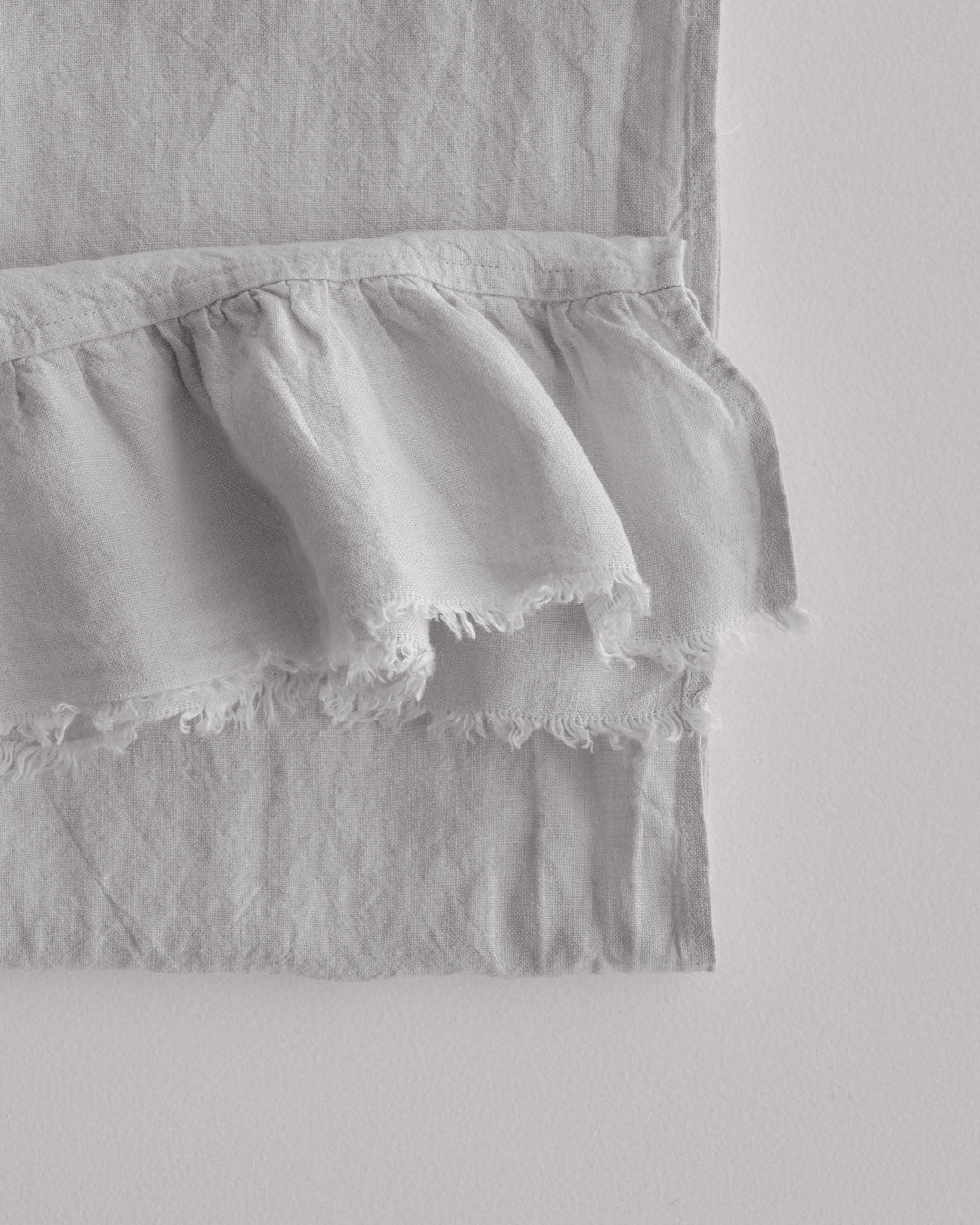 Kristine Guest Towel + Ruffle | Fog