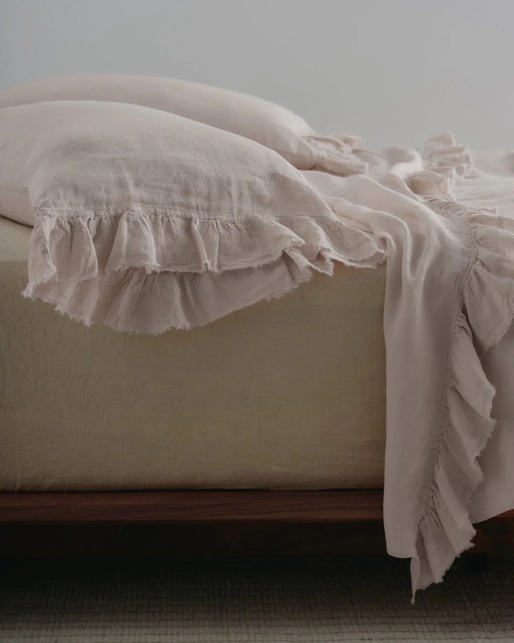 Kristine Standard Pillowcase + Ruffle | Floss