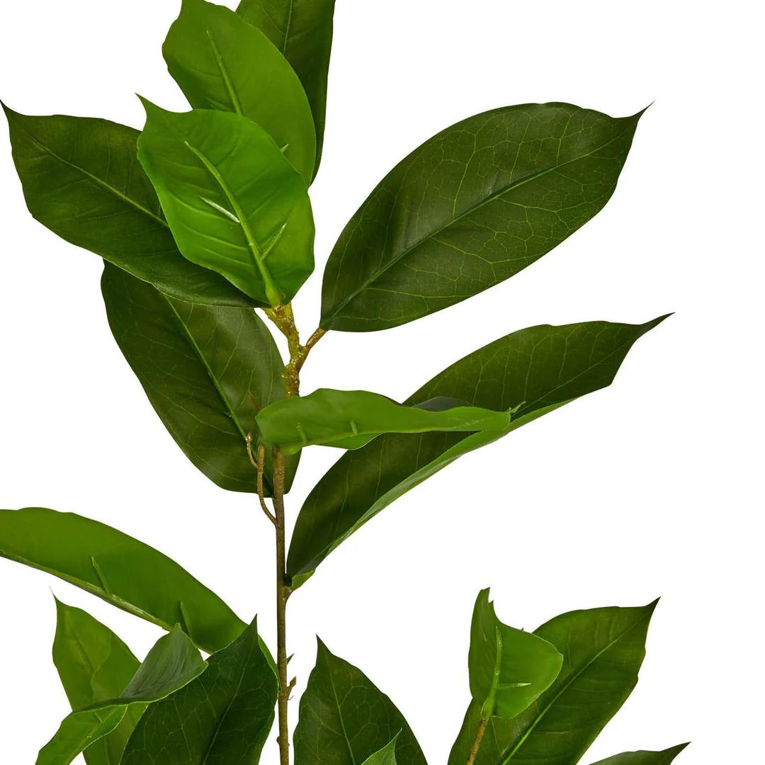 Faux Glossy Flat Leaf Spray 100cm