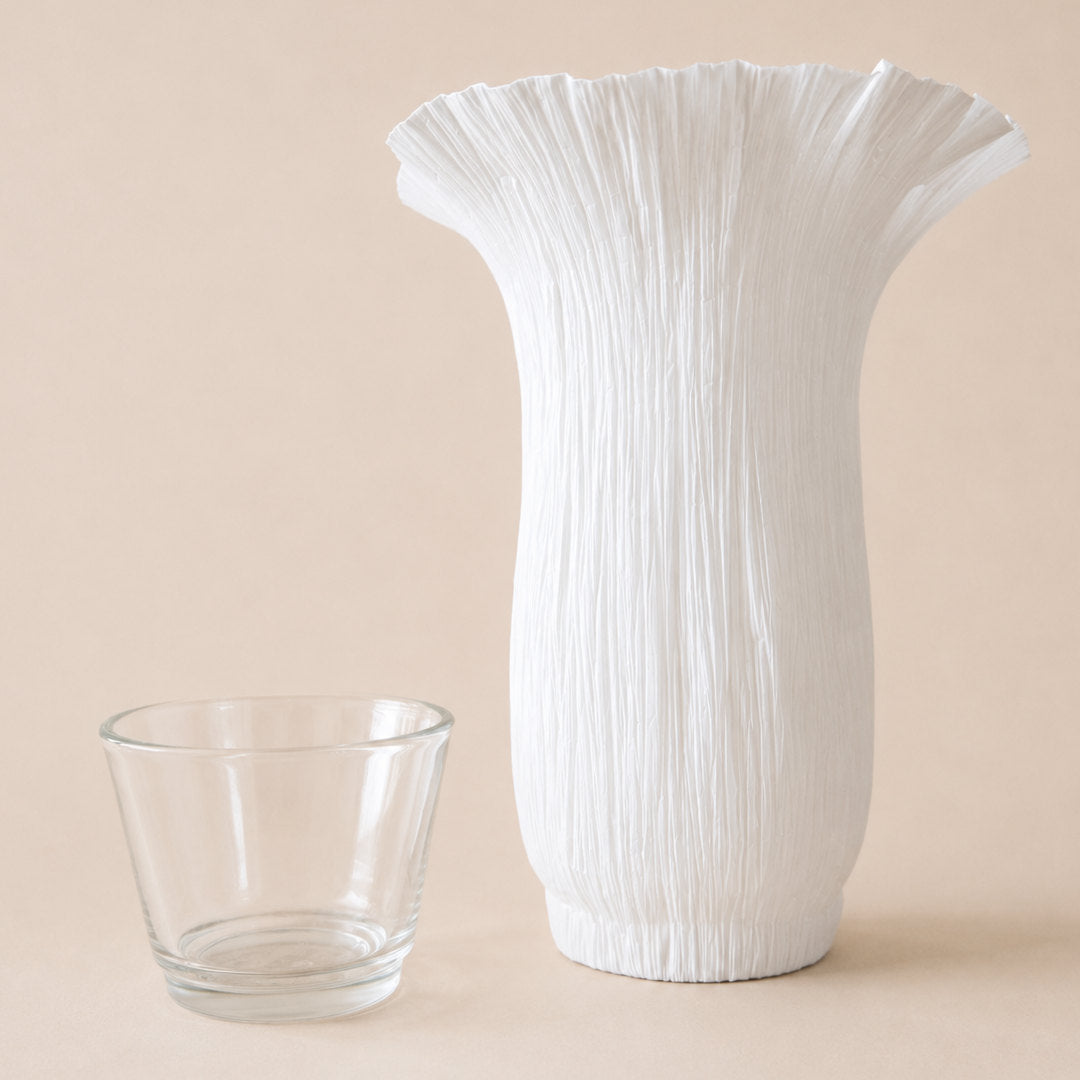 Open Bell Paper Tealight Holder | H 18cm | Made in France