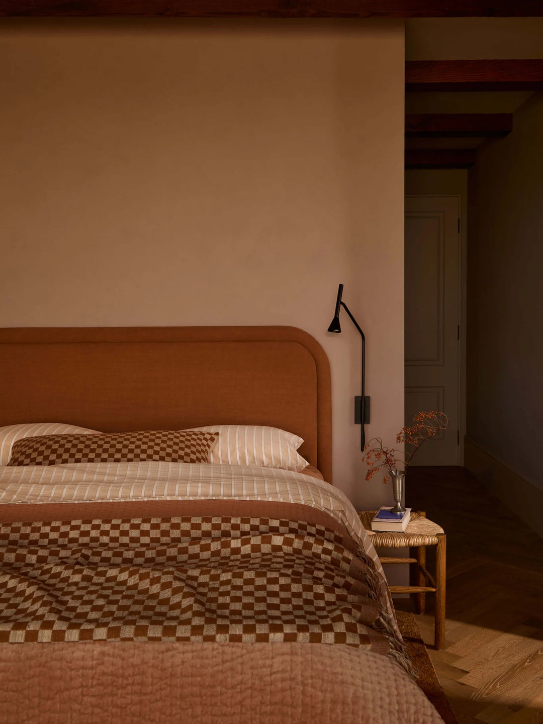 Matteo Luxury Handmade Bronze Wool & Silk Throw | 140x180cm