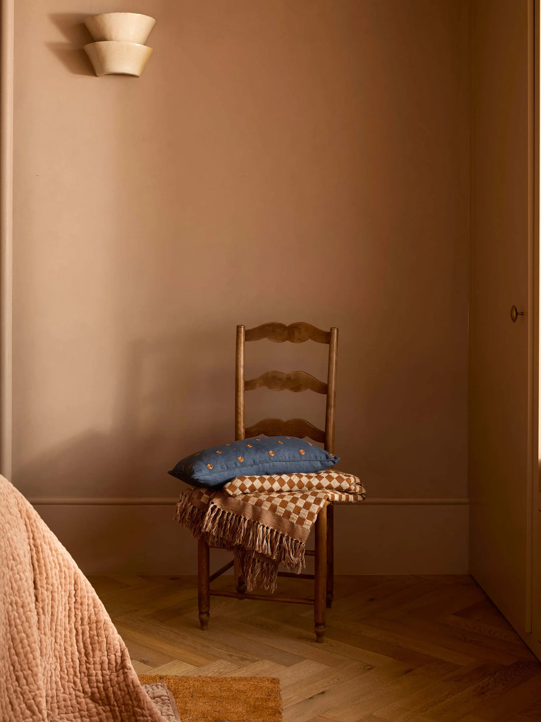 Matteo Luxury Handmade Bronze Wool & Silk Throw | 140x180cm