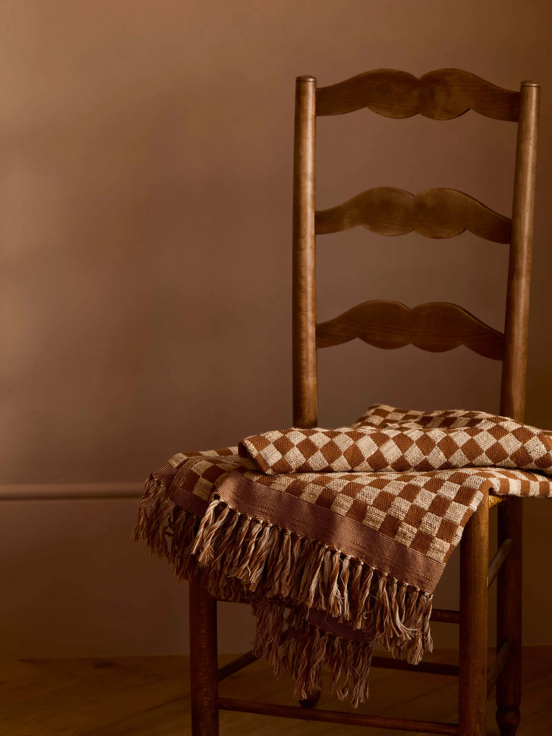 Matteo Luxury Handmade Bronze Wool & Silk Throw | 140x180cm