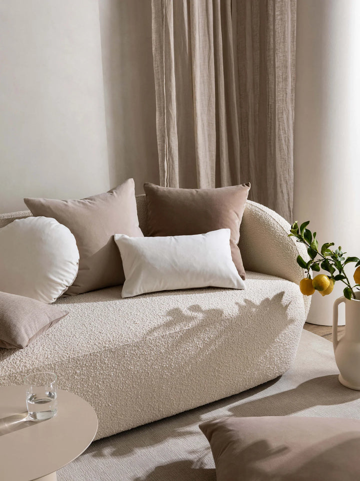 Etro Velvet & Linen Cushion & Insert | Cacao | 50x50cm