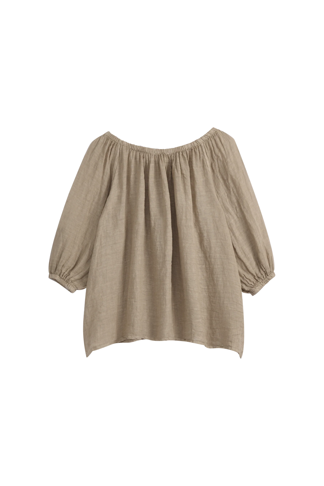 Bypias | Lily Linen Top | Cashmere