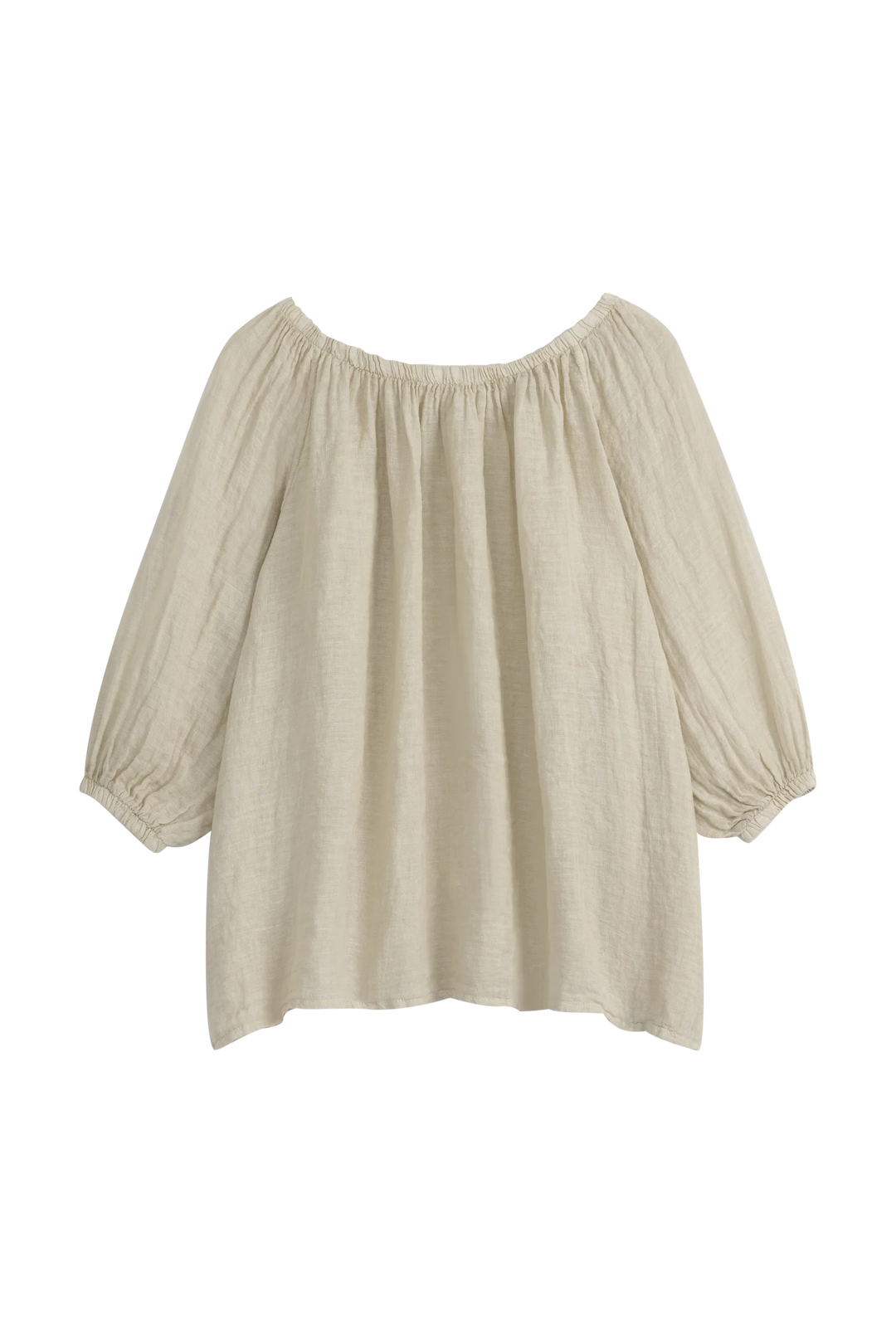 Bypias | Lily Linen Top | Sand