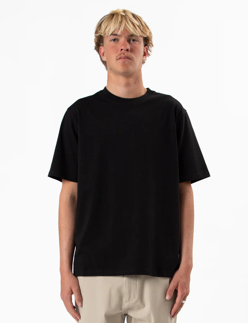 Simple | Men's Heavy Weight Tee | Washed Black