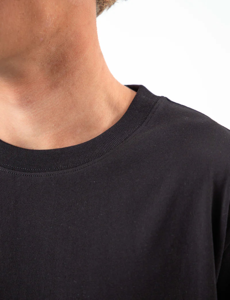 Simple | Men's Heavy Weight Tee | Washed Black