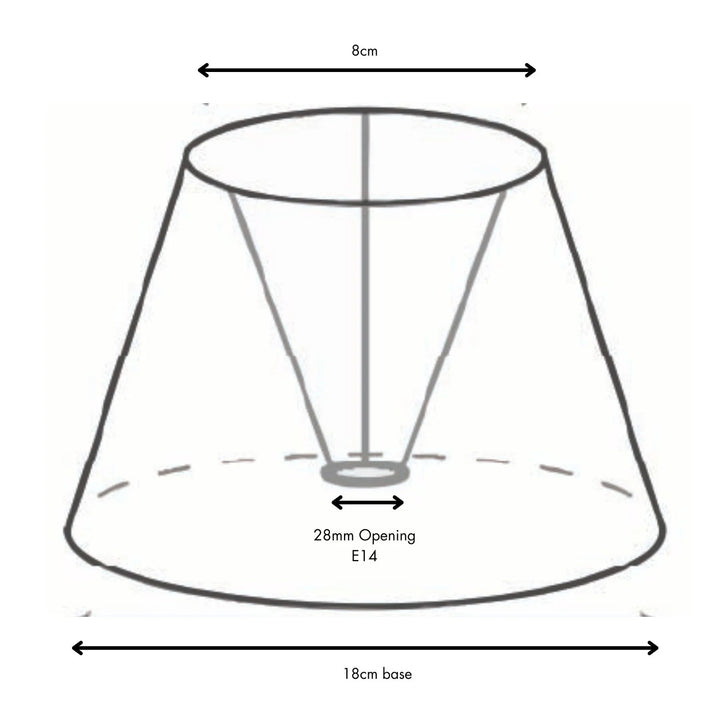 Apple Gingham Scalloped Ruflle Lamp Shade (For Rechargeable Lamp Base Only