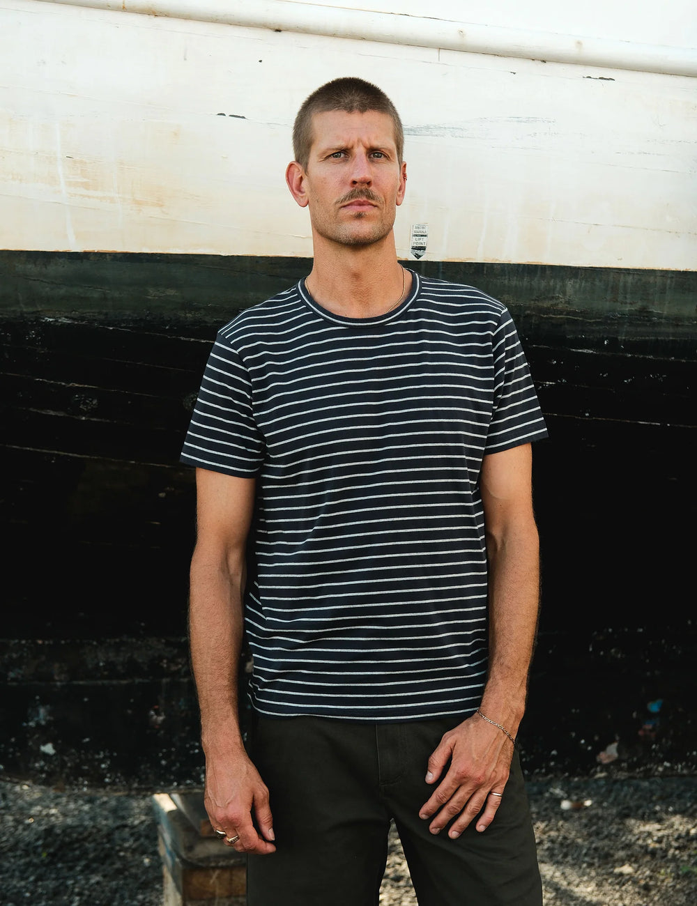 Simple | Breton Stripe Tee | Navy-Suzie Anderson Home
