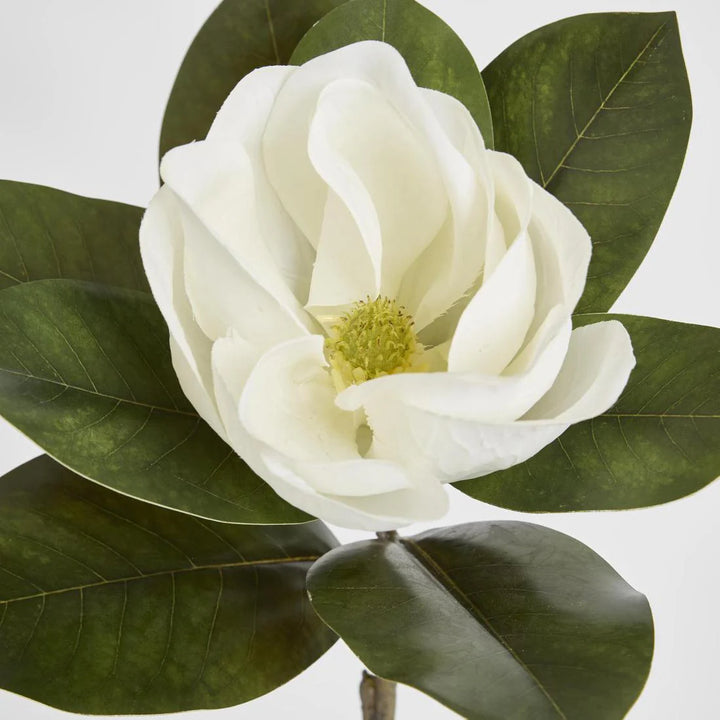 Faux Single Head Magnolia White 70cm
