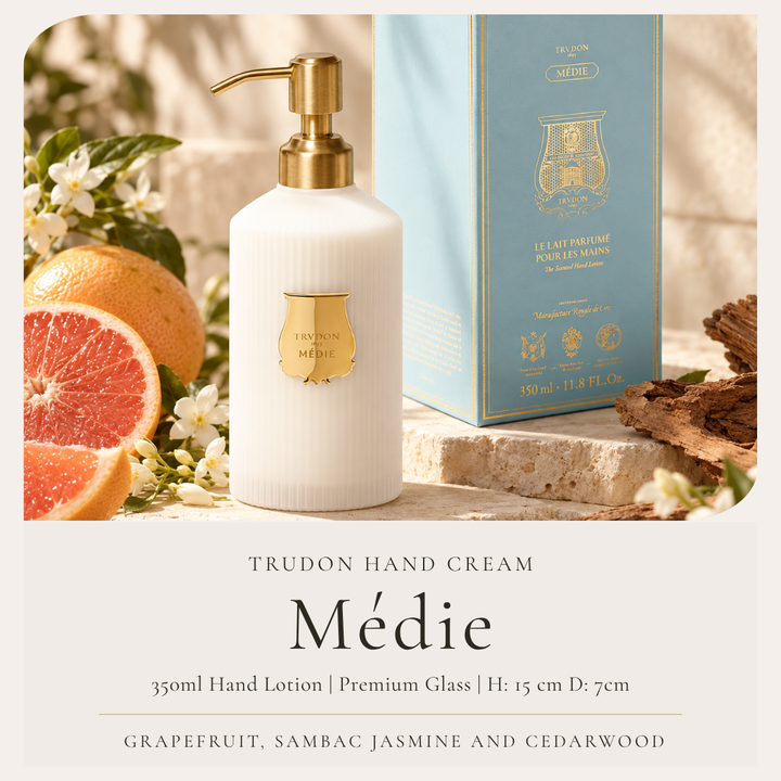 Trudon | Hand Lotion 350ml | Medie | Grapefruit, Sambac Jasmine and Cedarwood