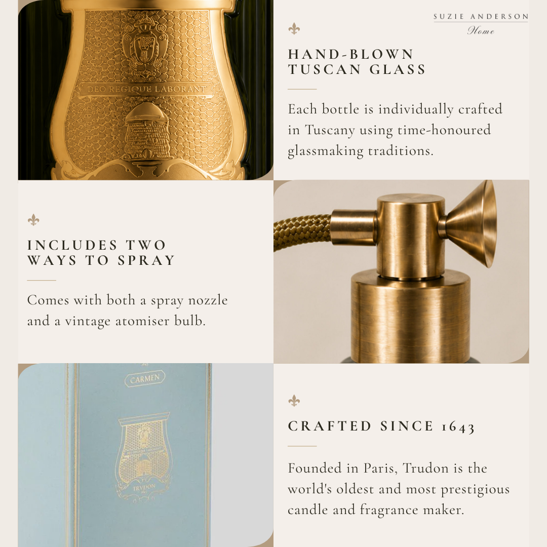 Trudon Carmen Liquid Soap 350ml | Bergamot, Tobacco, Leather