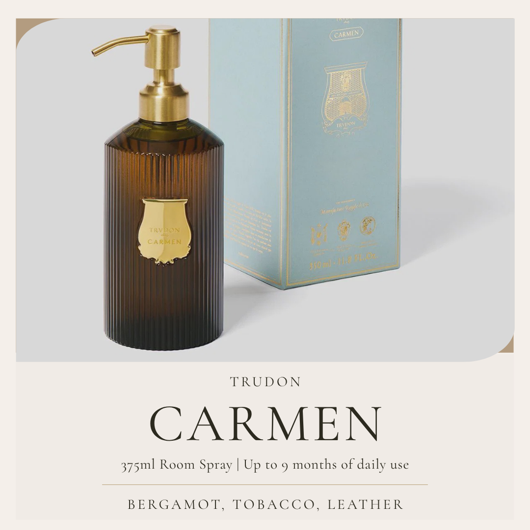 Trudon Carmen Liquid Soap 350ml | Bergamot, Tobacco, Leather