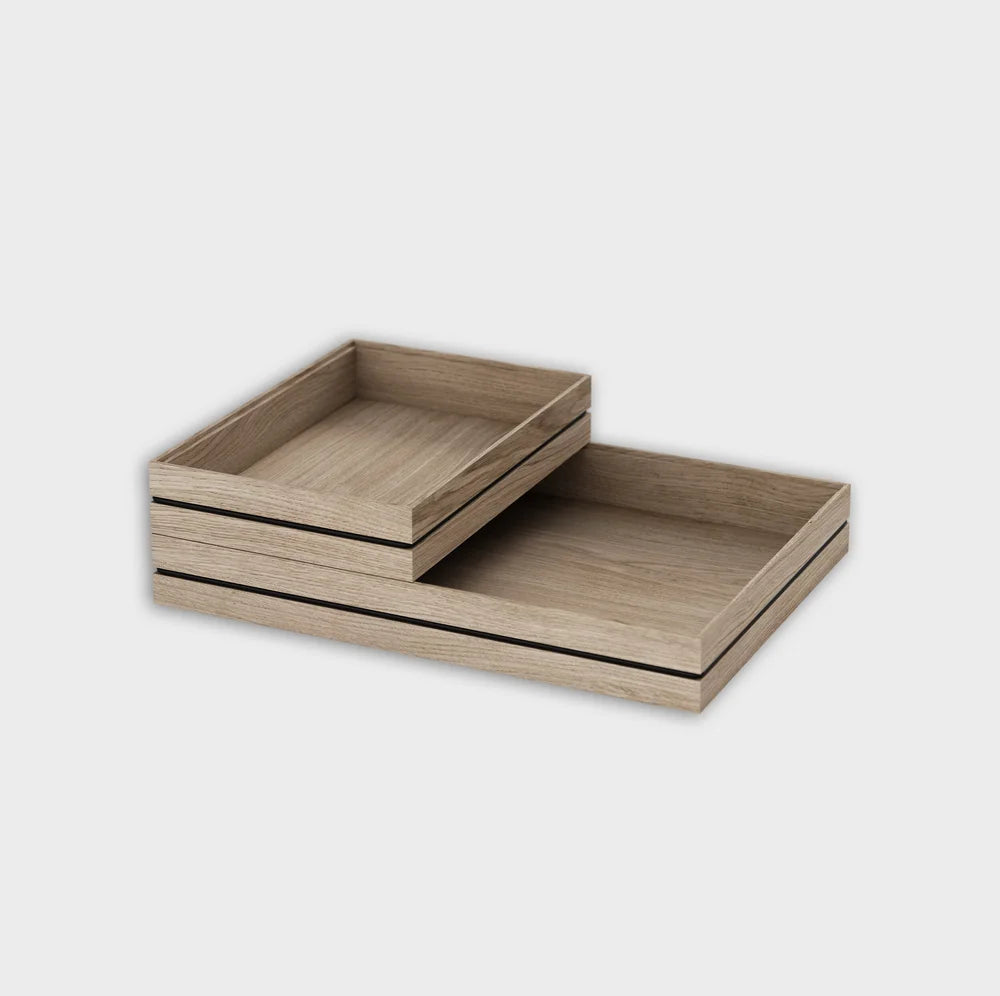 Organic Oak Organiser Tray | Small