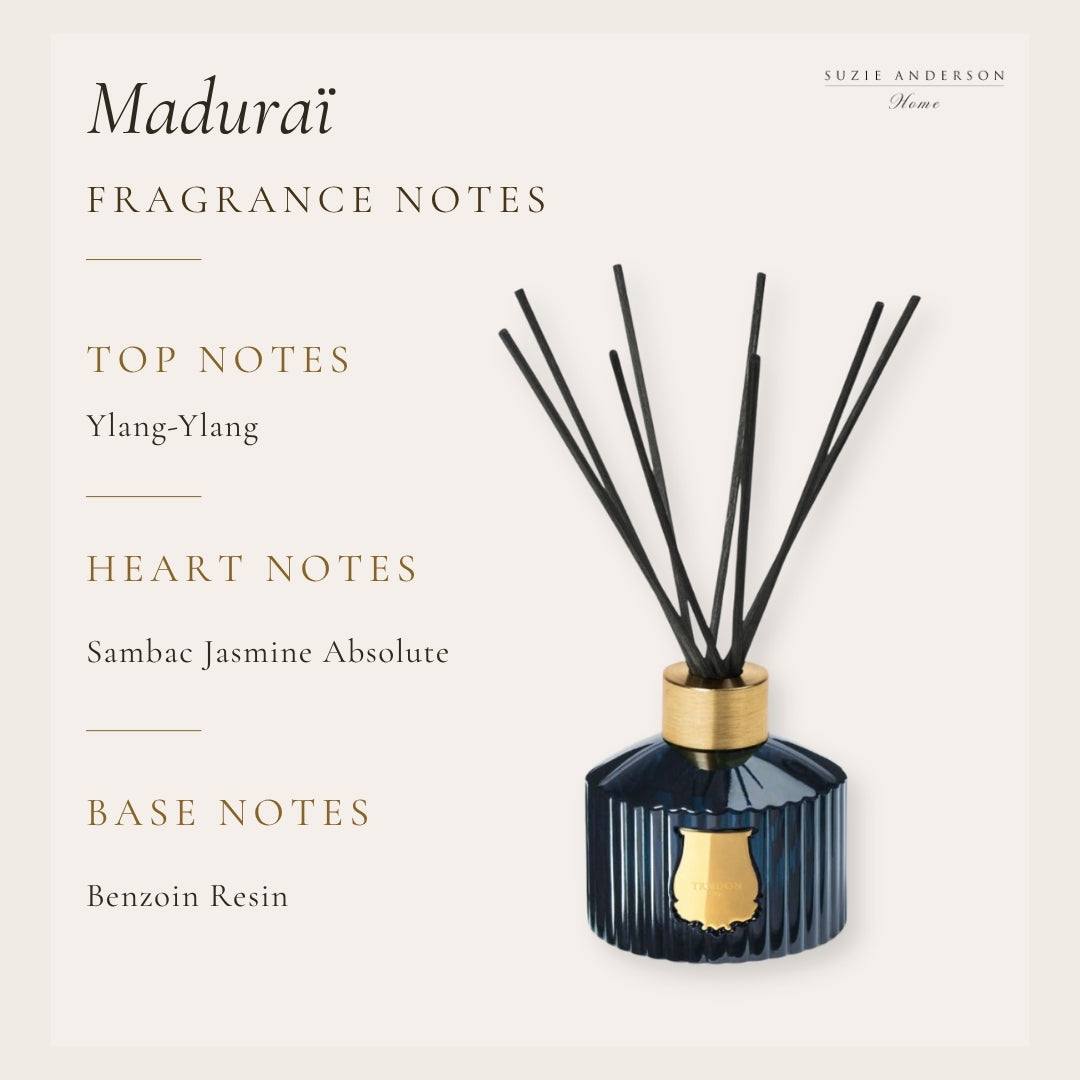 Trudon | Le Diffuser Belles Matières | Maduraï | 350ml | Splendour of Indian jasmine