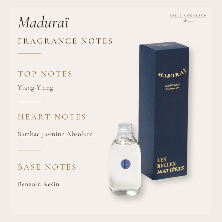 Trudon | Le Diffuser | Maduraï REFILL | 300ml | Splendour of Indian jasmine