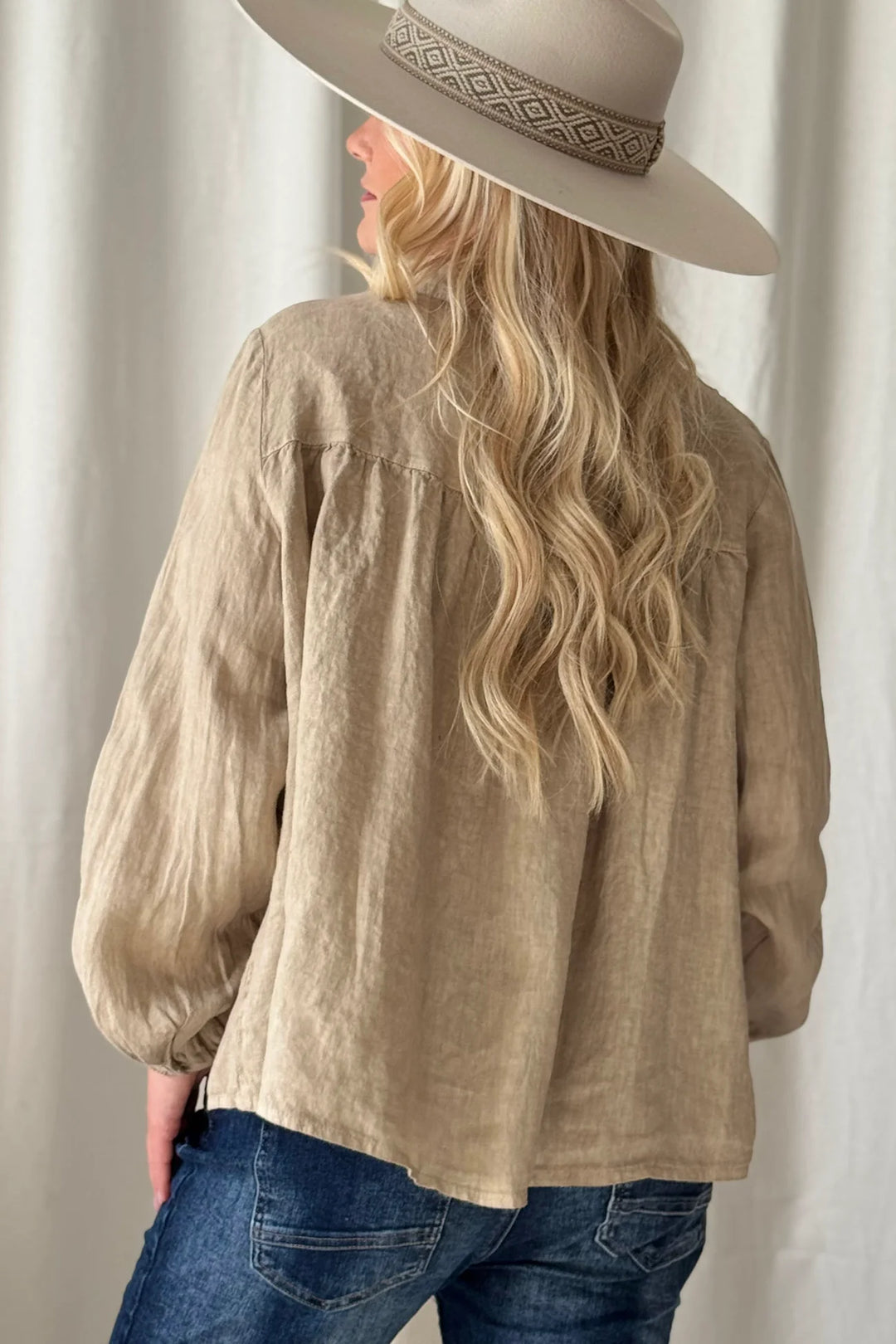 Bypias | Maisie Linen Shirt | Cashmere
