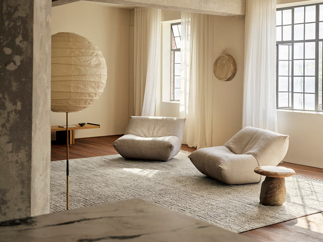 Armadillo Malawi Wool Rug | Feather *Dropship Only*