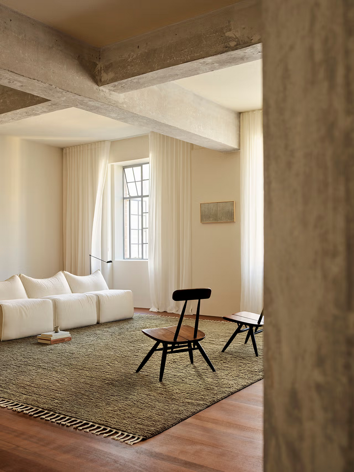 Armadillo Malawi Wool Rug | Olive *Dropship Only*