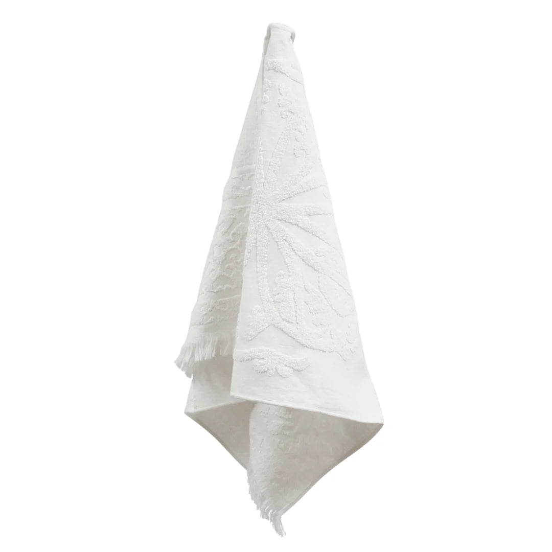 Ubud Bath Towel | White