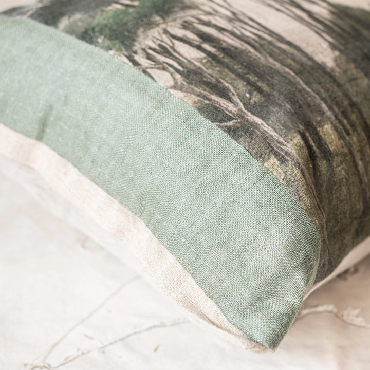 Manosque Cushion & Insert | Linen/Velvet Back | 40x55