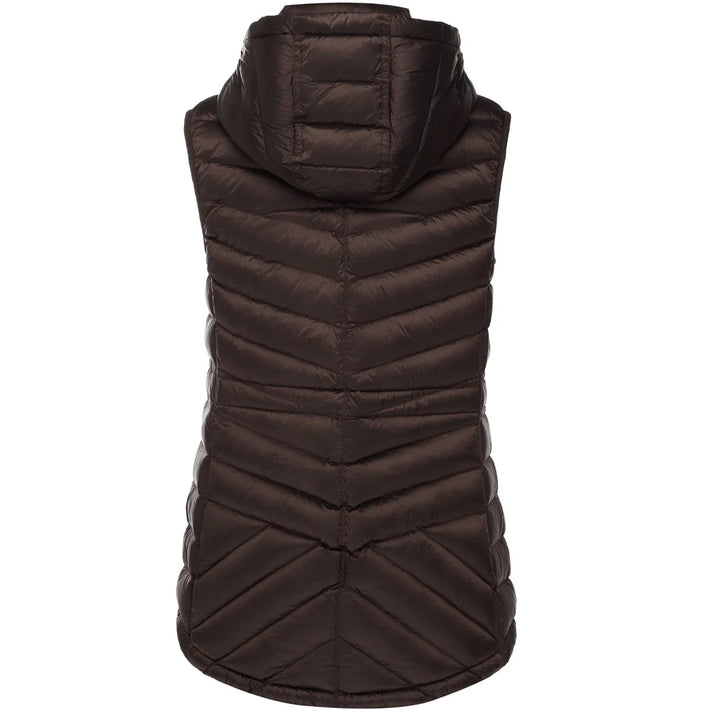 Moke | Mary Claire Packable Puffer Vest | Chocolate