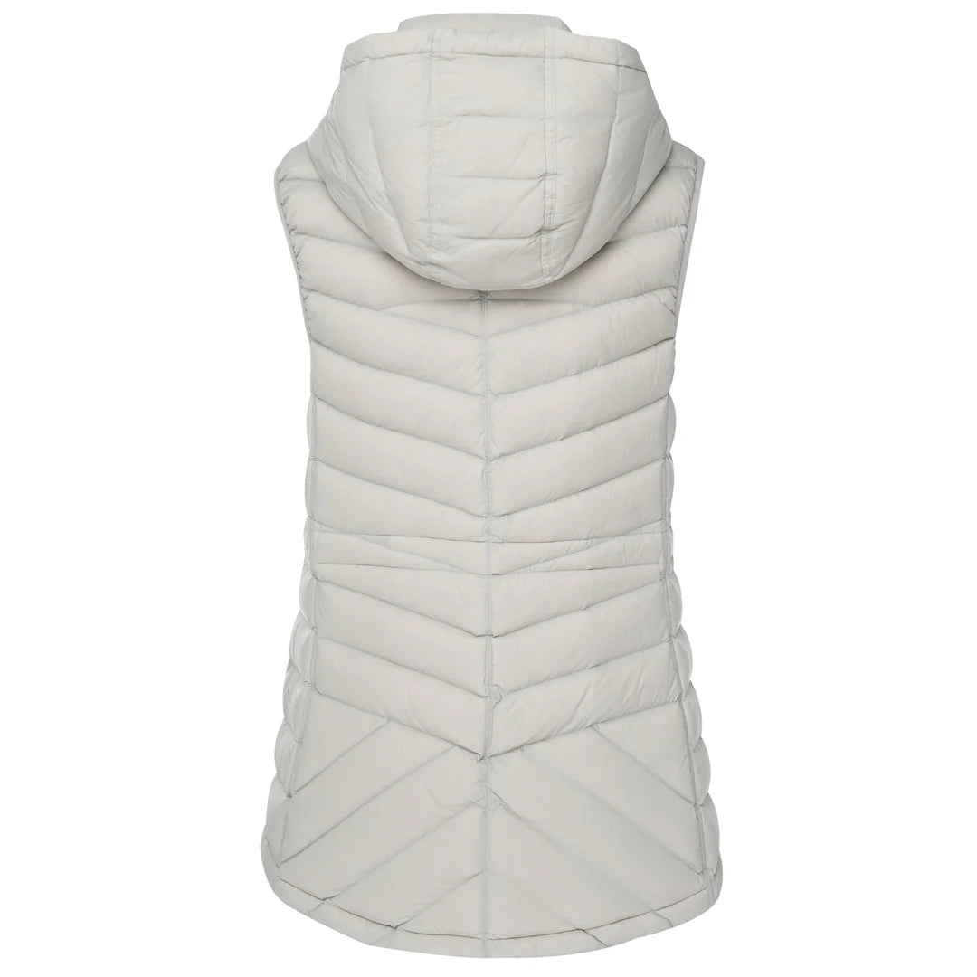 Moke | Mary Claire Packable Puffer Vest | Silver
