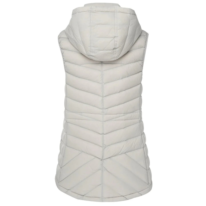 Moke | Mary Claire Packable Puffer Vest | Silver