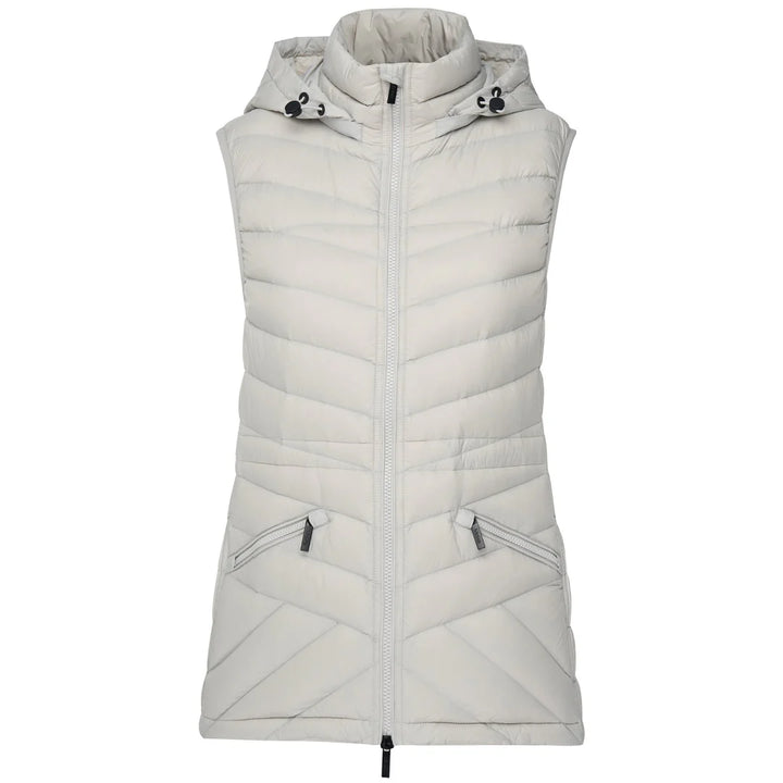 Moke | Mary Claire Packable Puffer Vest | Silver