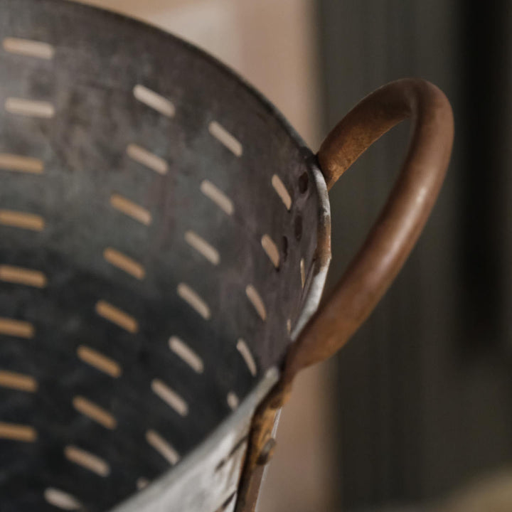 Metal Olive Picking Bucket