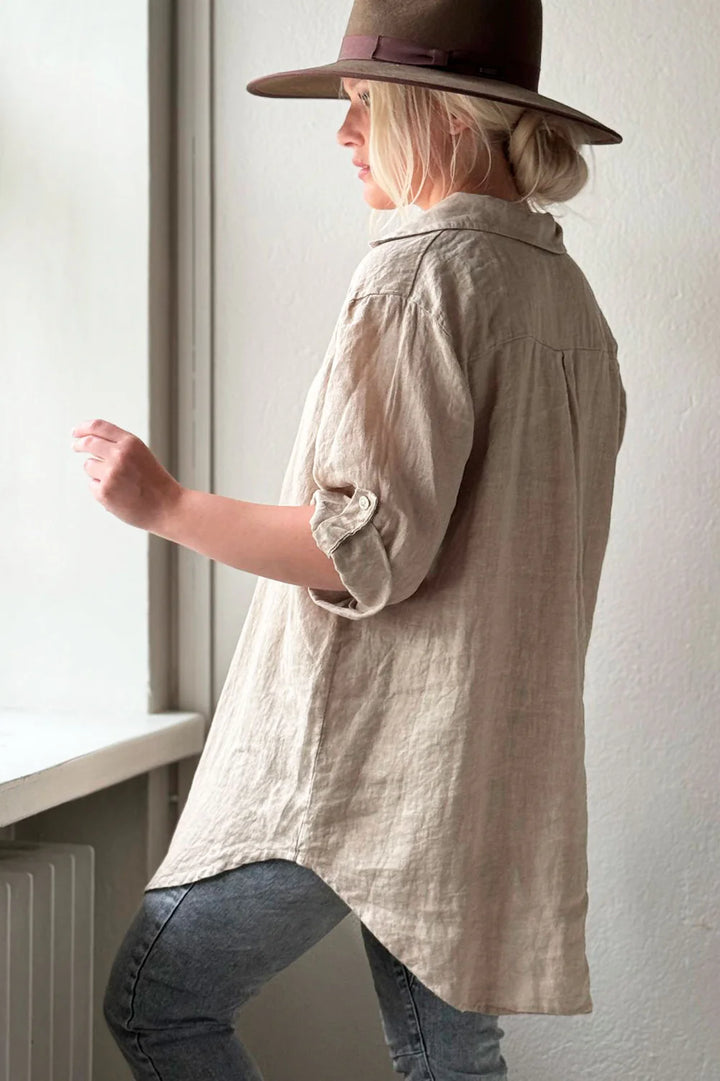 Bypias | Milly Linen Shirt | Cashmere