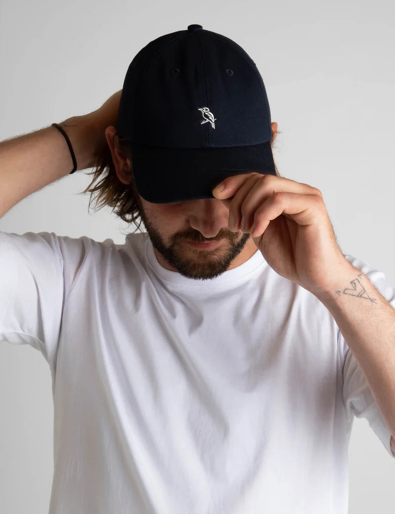 Simple | Rog Dad Cap | Navy/Vintage White
