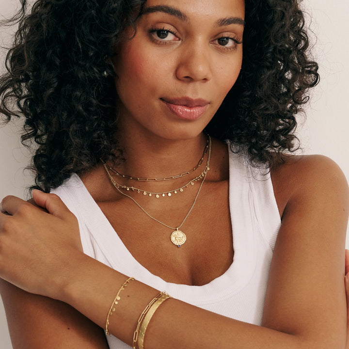 Coin Choker | 18K Gold Plate