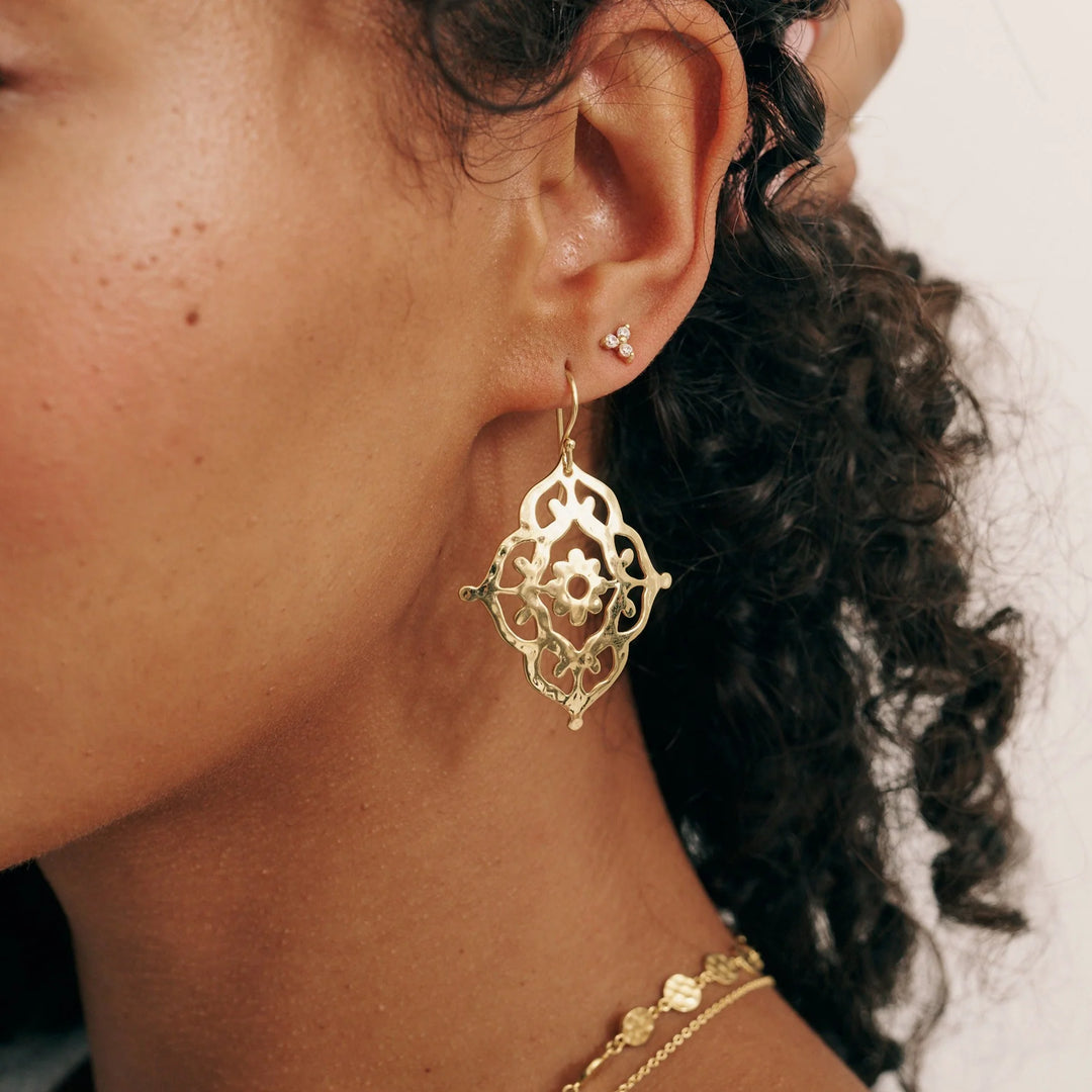 Gypsy Earrings | 18K Gold Plate
