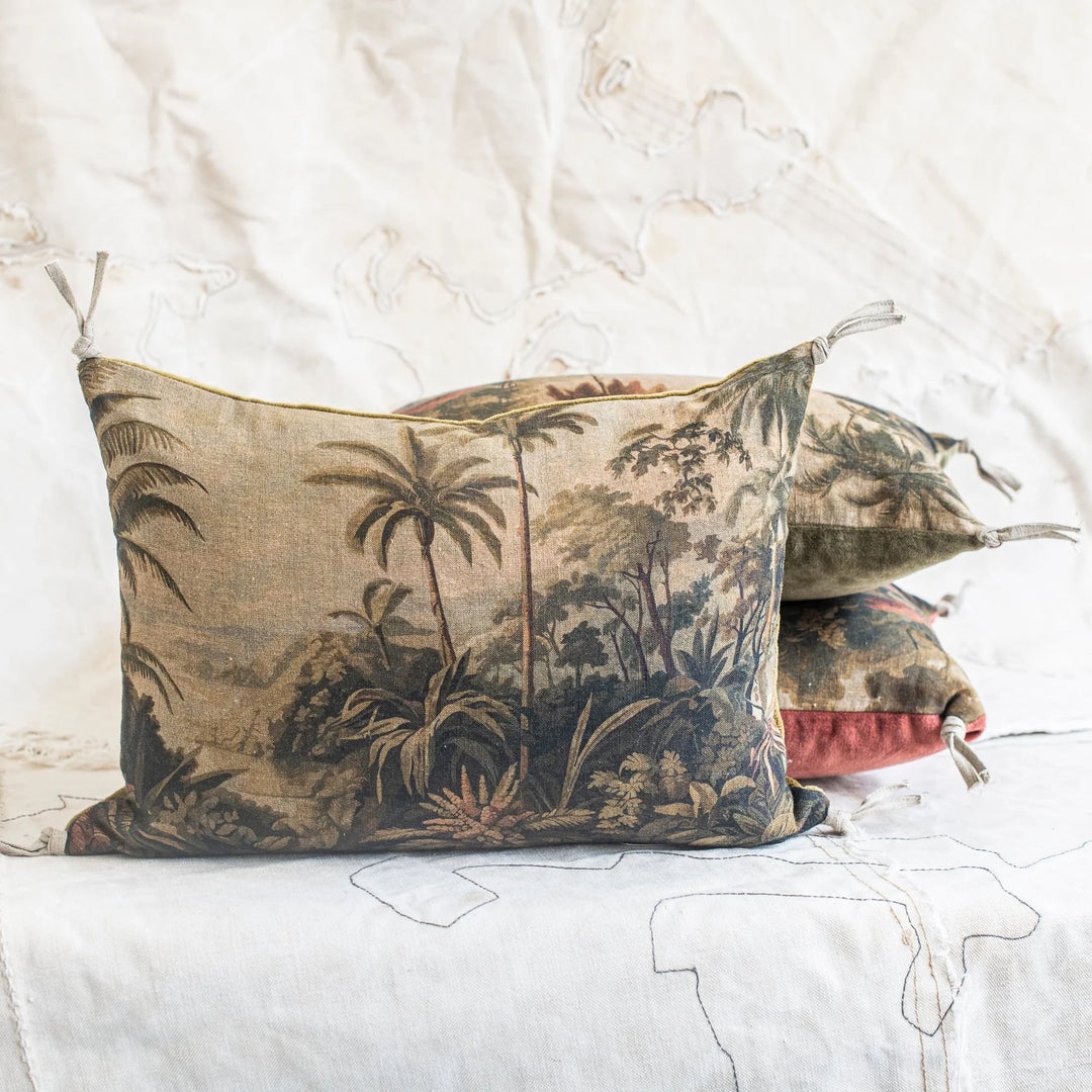 Namrana Cushion & Insert | 25 x 35cm | Olive