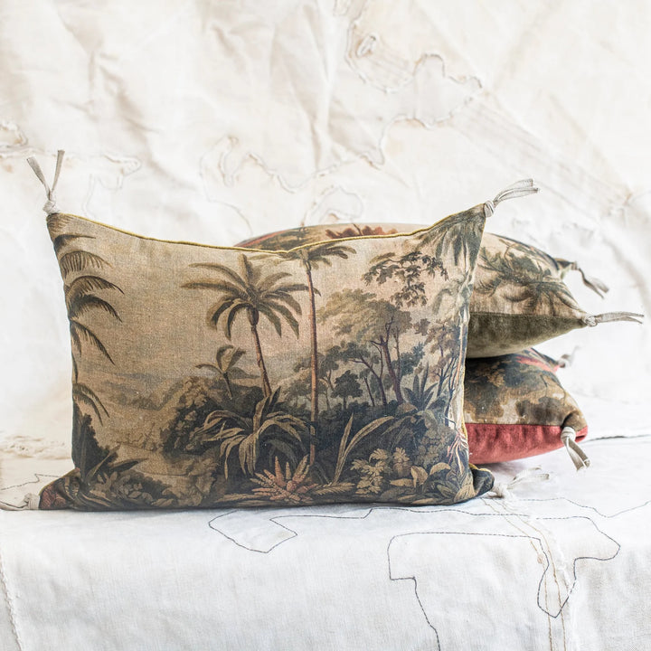 Namrana Cushion & Insert | 25 x 35cm | Olive