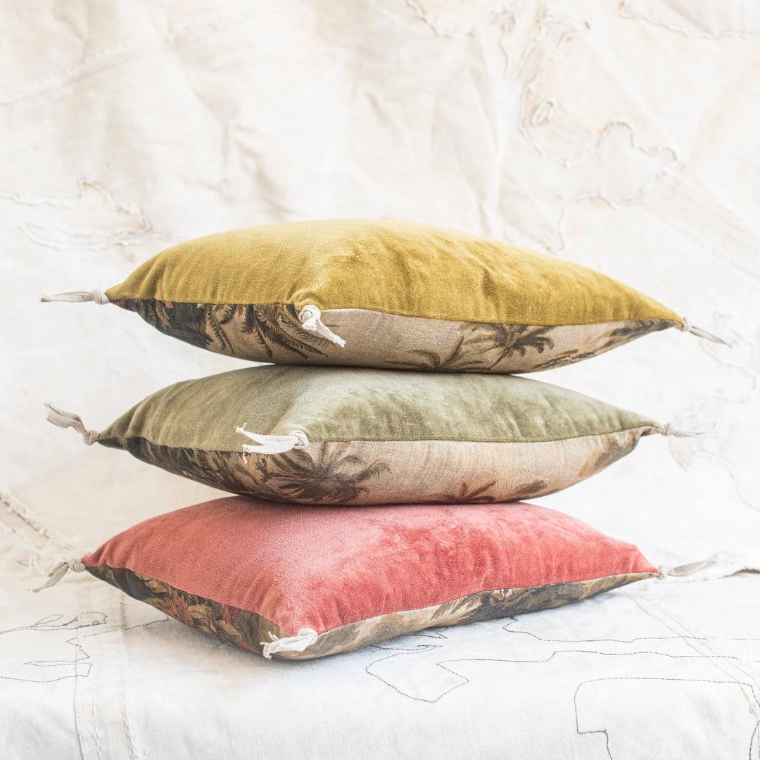 Namrana Cushion & Insert | 25 x 35cm | Olive