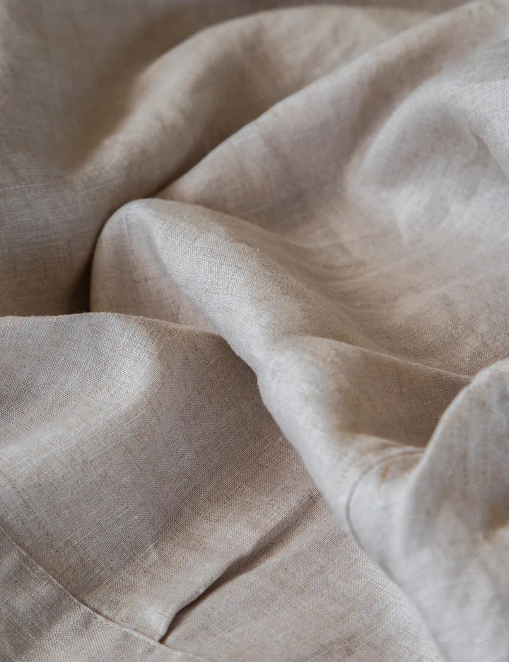 Simple | Cuban Linen Short Sleeve Shirt | Natural