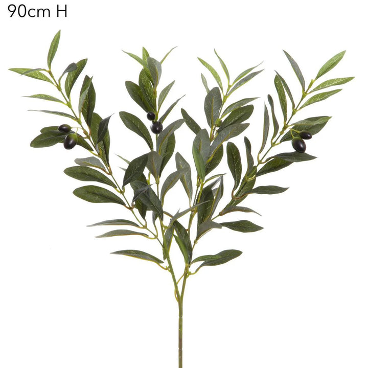 Faux Olive Spray | Green | 90cm
