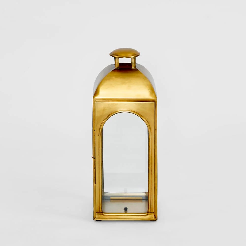 Coach Outdoor Short Lantern | Brass 53cm
