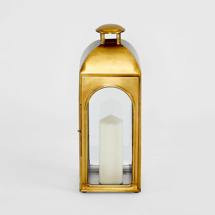 Coach Outdoor Short Lantern | Brass 53cm