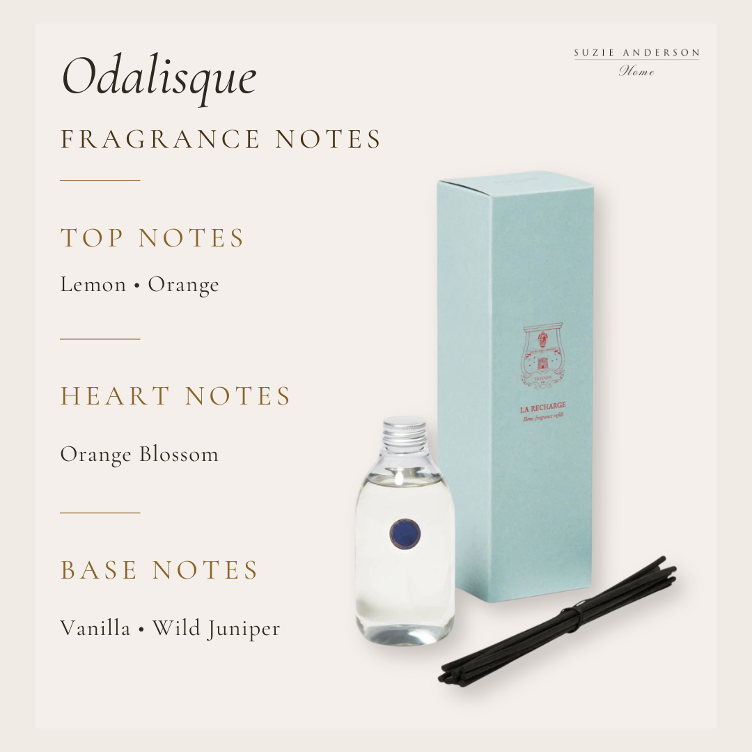 Trudon | Le Diffuser | Odalisque REFILL | 300ml | Orange Blossom